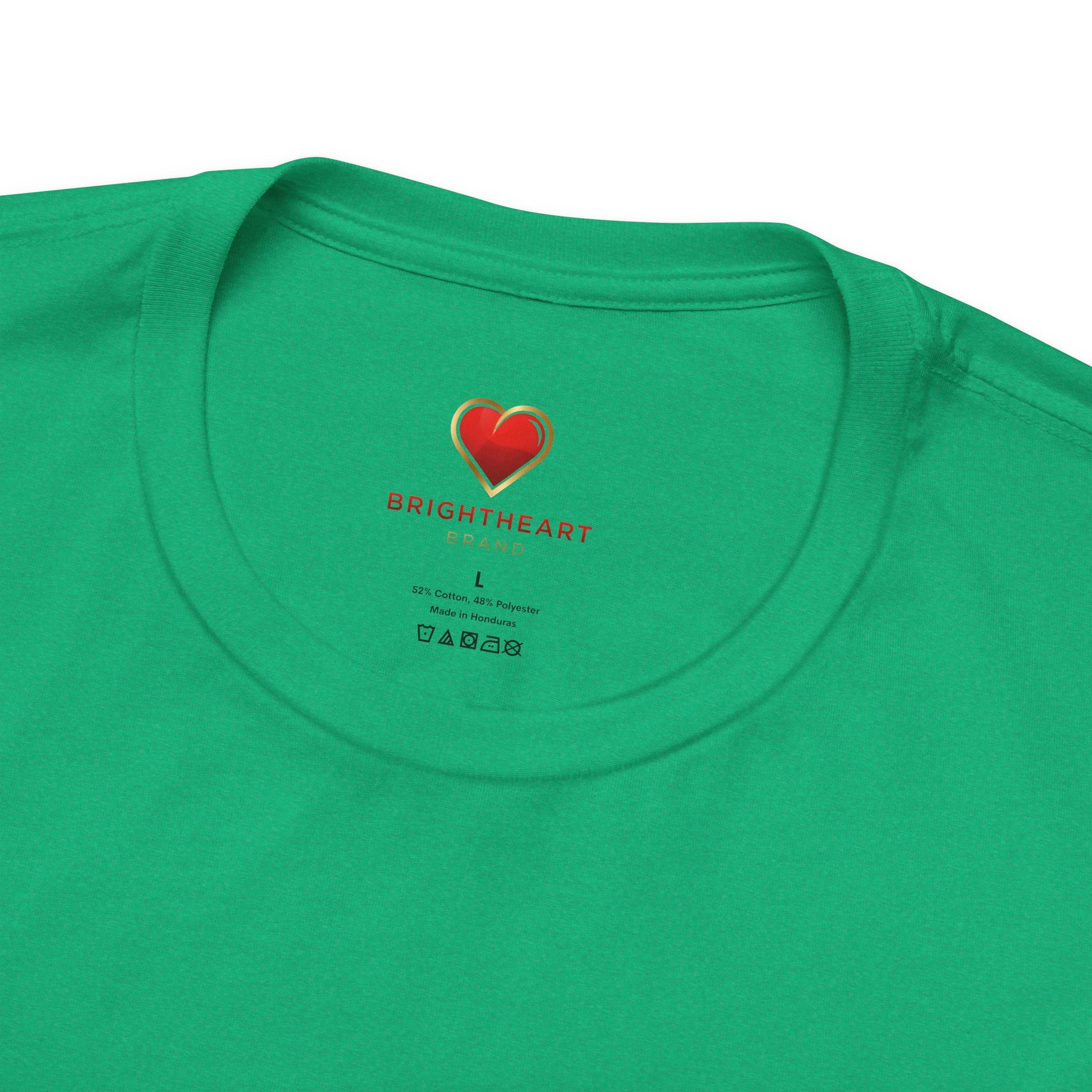 "BrightheartBrand-Heart of Prosperity" – Unisex T-Shirt, Perfect Gift for Valentine's Day, Birthdays, Casual Wear, Everyday Comfort, Unique Fashion