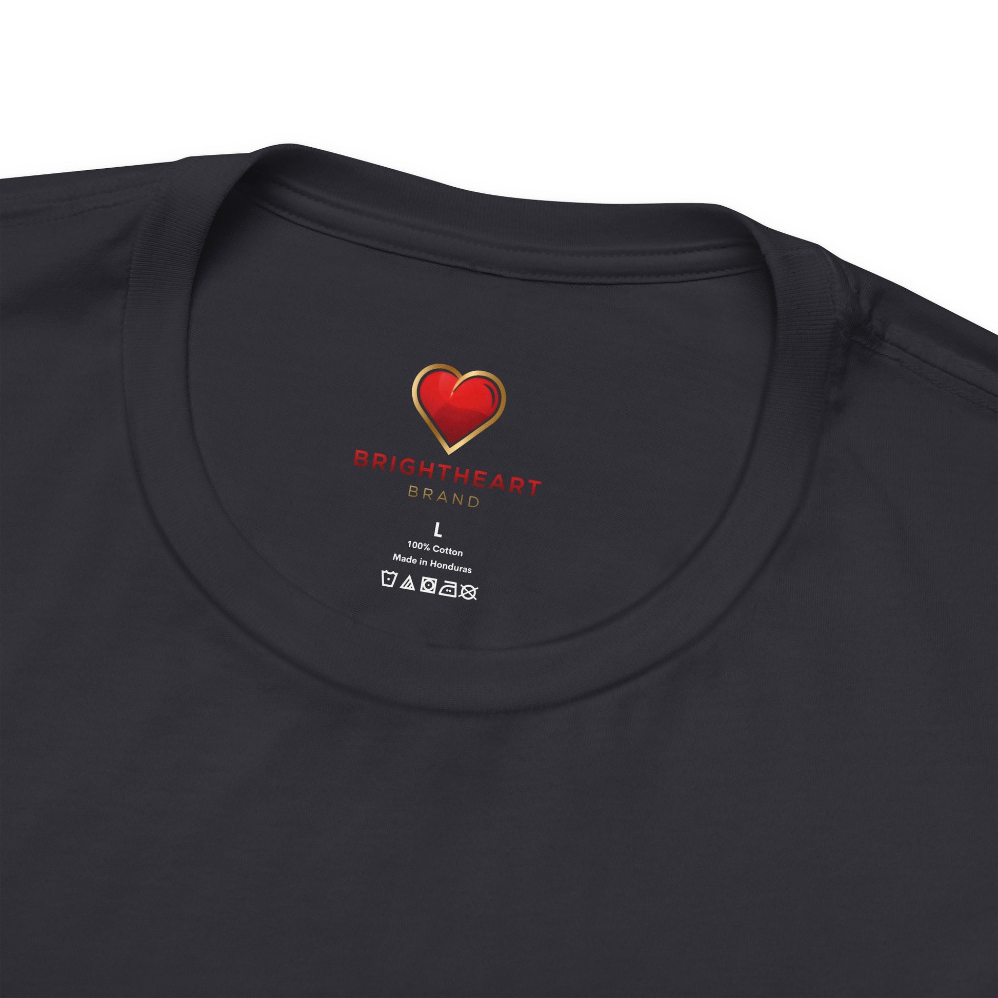 "BrightheartBrand-Heart of Prosperity" – Unisex T-Shirt, Perfect Gift for Valentine's Day, Birthdays, Casual Wear, Everyday Comfort, Unique Fashion