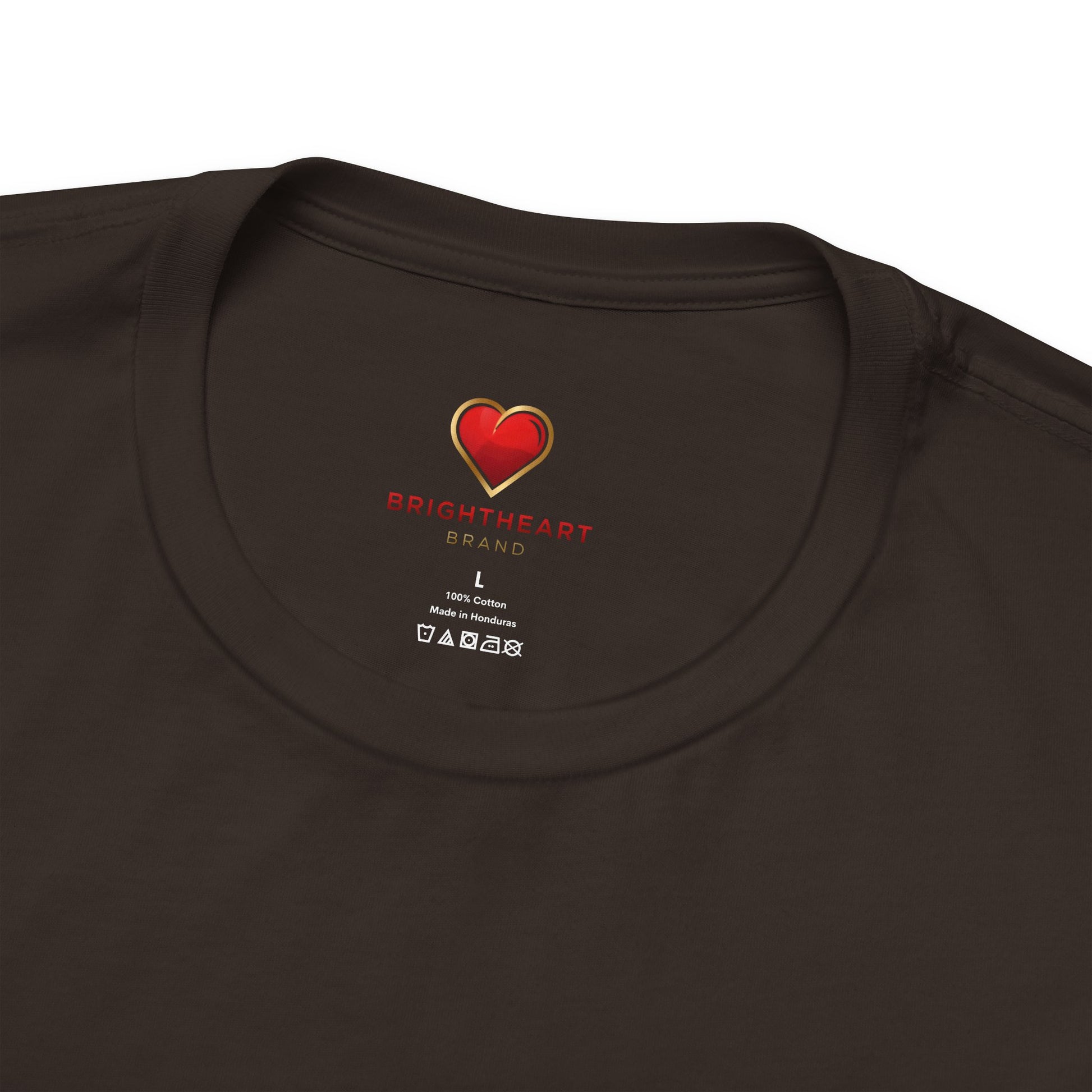 "BrightheartBrand-Heart of Prosperity" – Unisex T-Shirt, Perfect Gift for Valentine's Day, Birthdays, Casual Wear, Everyday Comfort, Unique Fashion