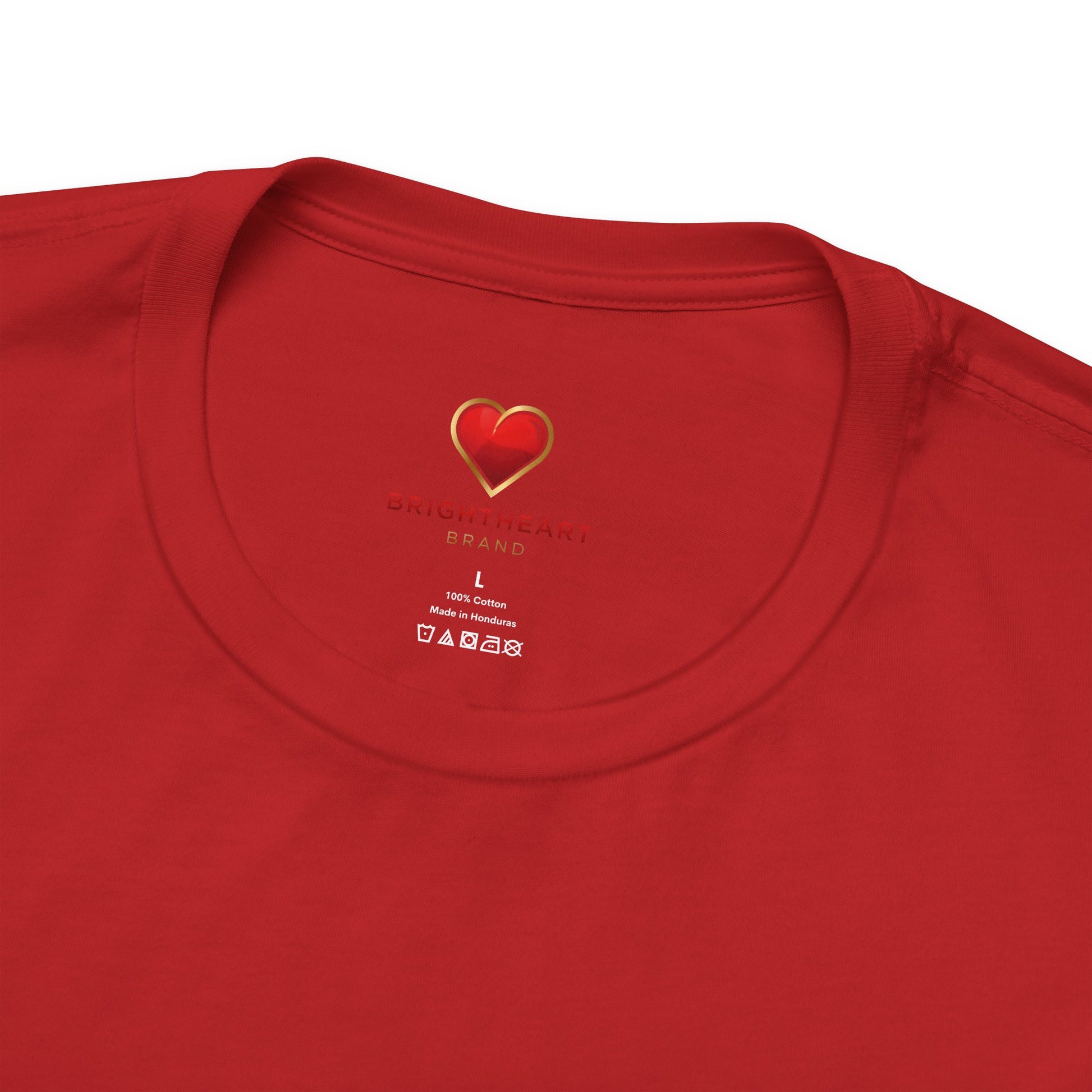 "BrightheartBrand-Heart of Prosperity" – Unisex T-Shirt, Perfect Gift for Valentine's Day, Birthdays, Casual Wear, Everyday Comfort, Unique Fashion