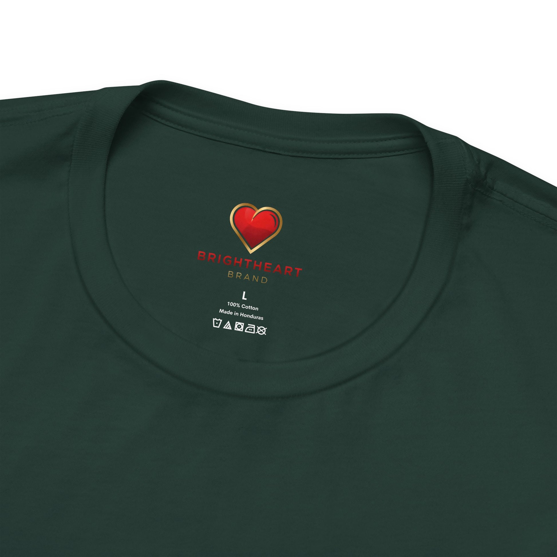 "BrightheartBrand-Heart of Prosperity" – Unisex T-Shirt, Perfect Gift for Valentine's Day, Birthdays, Casual Wear, Everyday Comfort, Unique Fashion