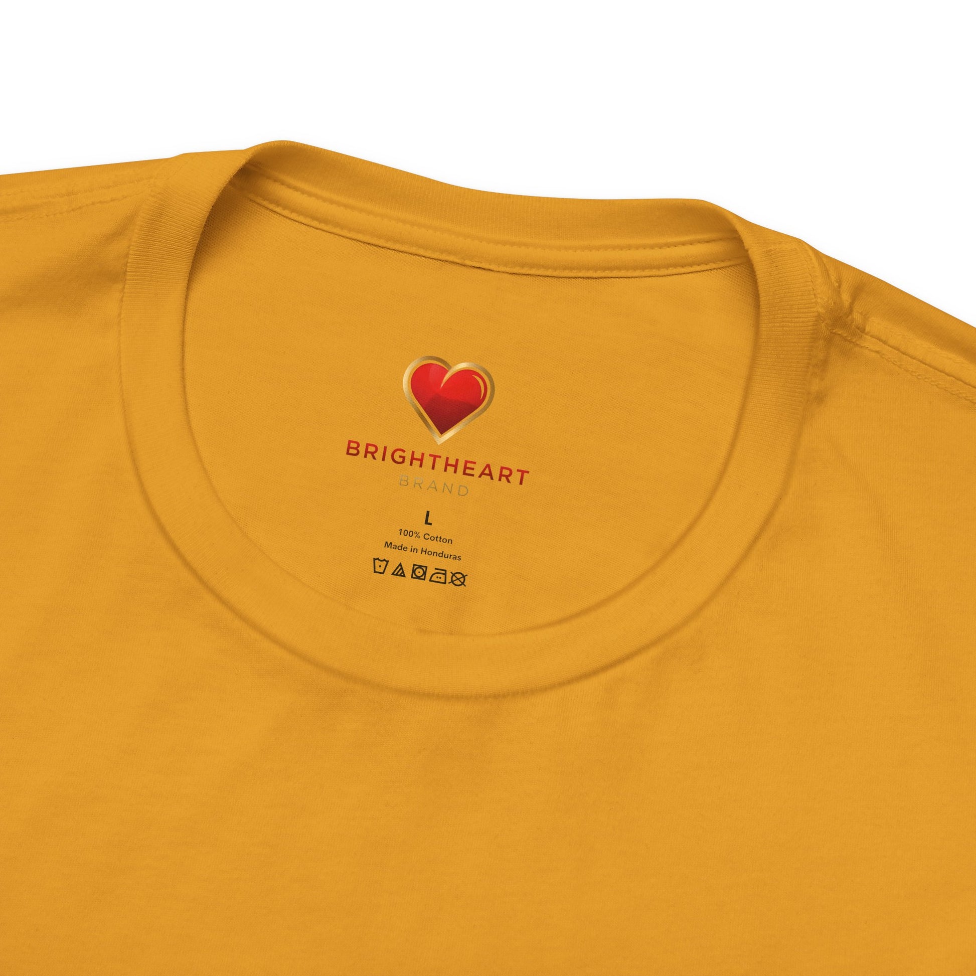 "BrightheartBrand-Heart of Prosperity" – Unisex T-Shirt, Perfect Gift for Valentine's Day, Birthdays, Casual Wear, Everyday Comfort, Unique Fashion