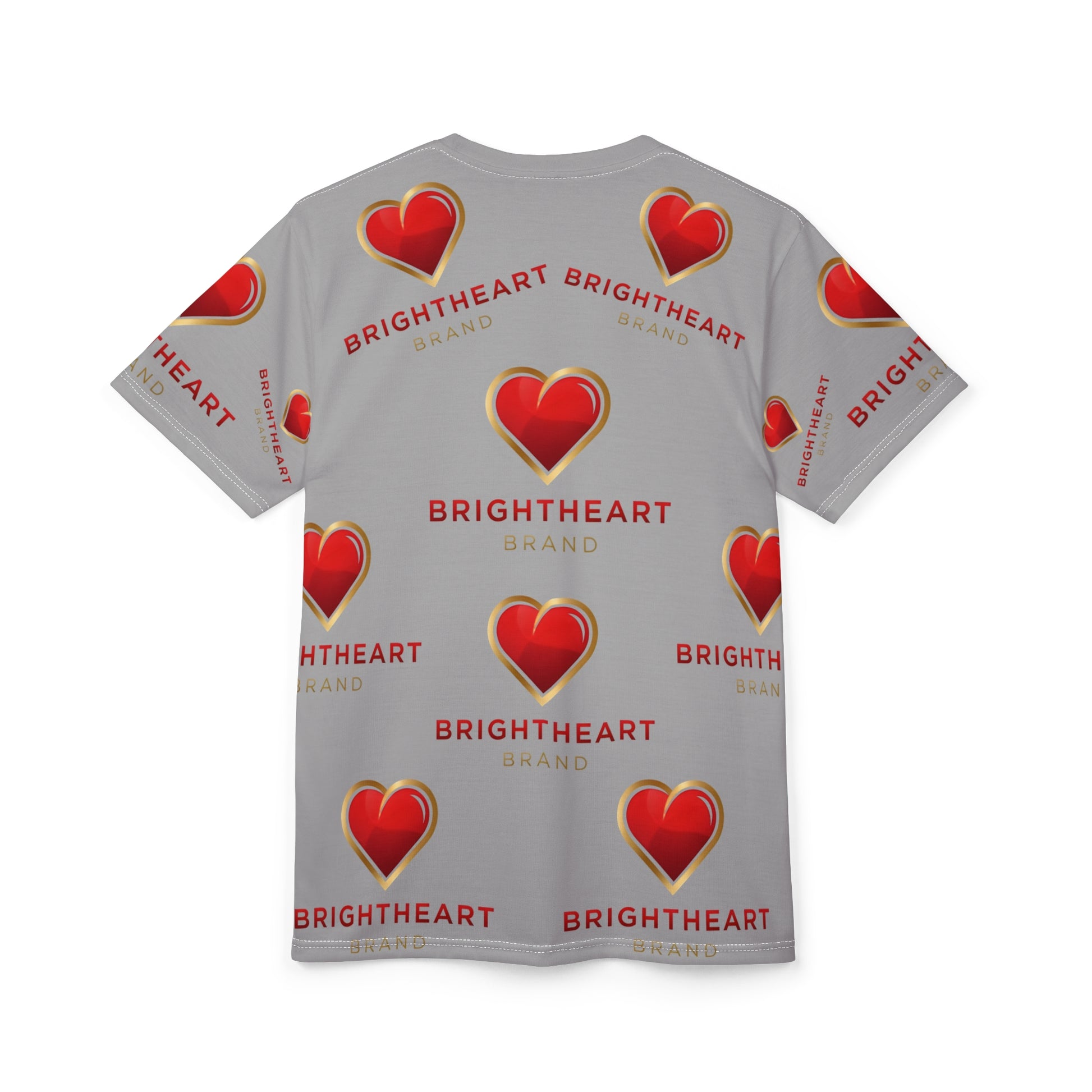 "Brightheart Brand" Print Unisex Tee, Casual Love Shirt, Gift for Him/Her, Everyday Wear, Valentine's Day, Unique Fashion Statement