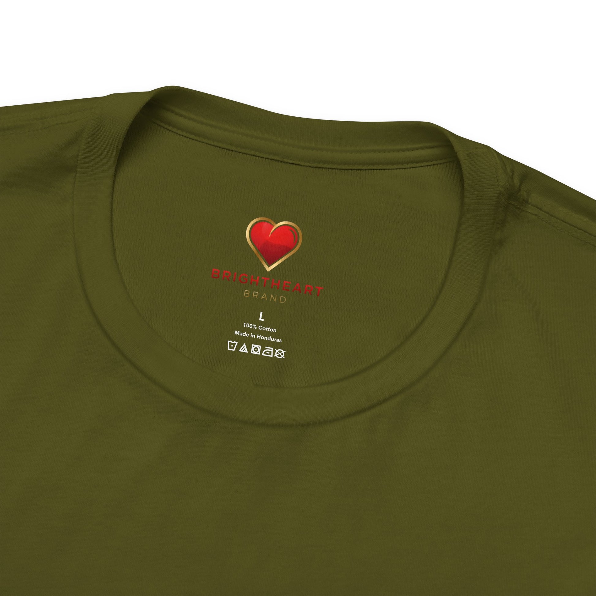 "BrightheartBrand-Heart of Prosperity" – Unisex T-Shirt, Perfect Gift for Valentine's Day, Birthdays, Casual Wear, Everyday Comfort, Unique Fashion