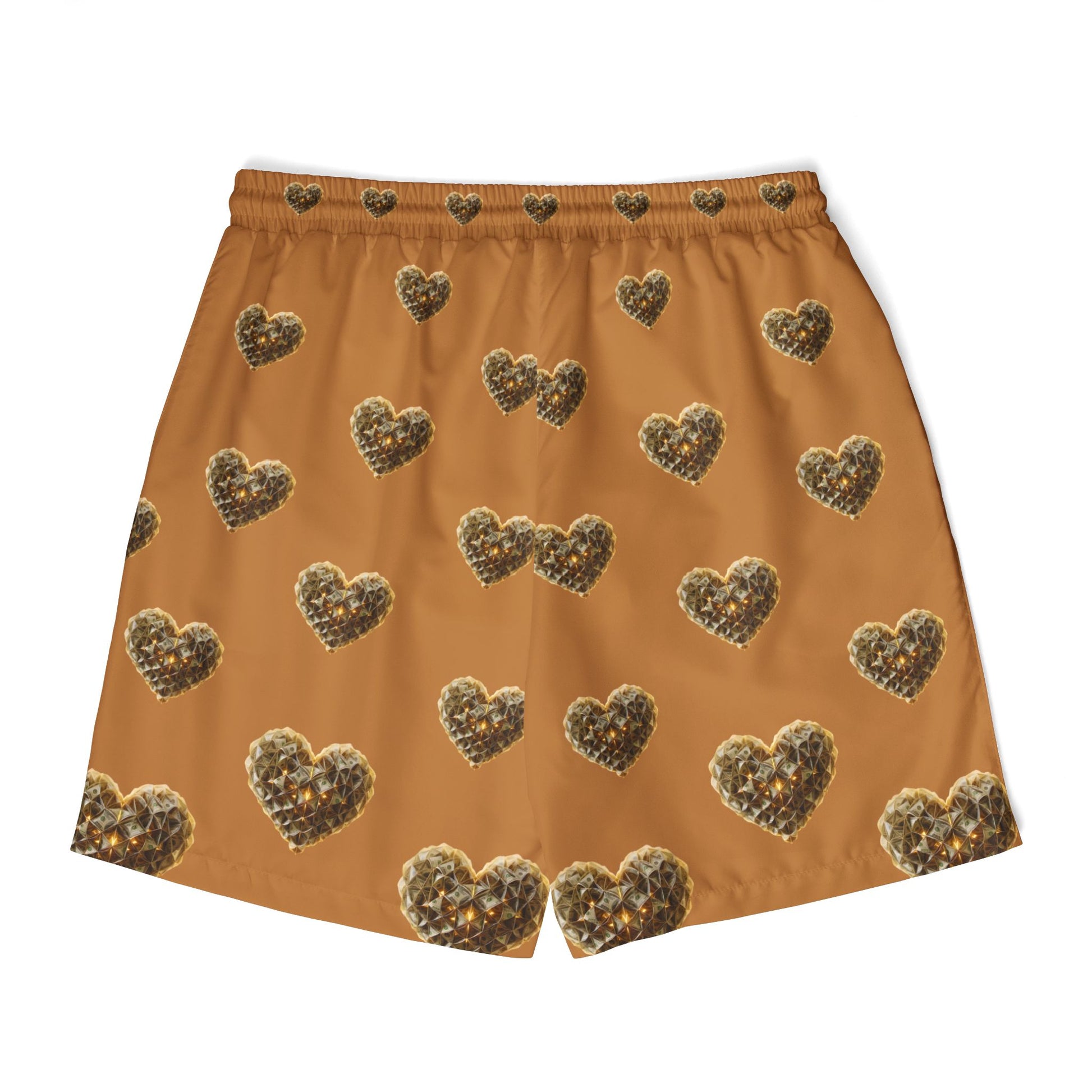 "BrightheartBrand-Herat of Prosperity" Unisex Swim Shorts, Beachwear, Summer Shorts, Casual Swimwear, Vacation Essentials, Gift for Him/Her