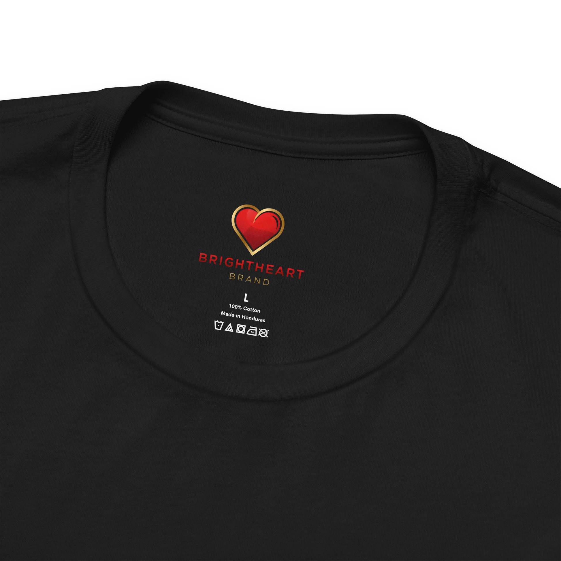 "BrightheartBrand-Heart of Prosperity" – Unisex T-Shirt, Perfect Gift for Valentine's Day, Birthdays, Casual Wear, Everyday Comfort, Unique Fashion