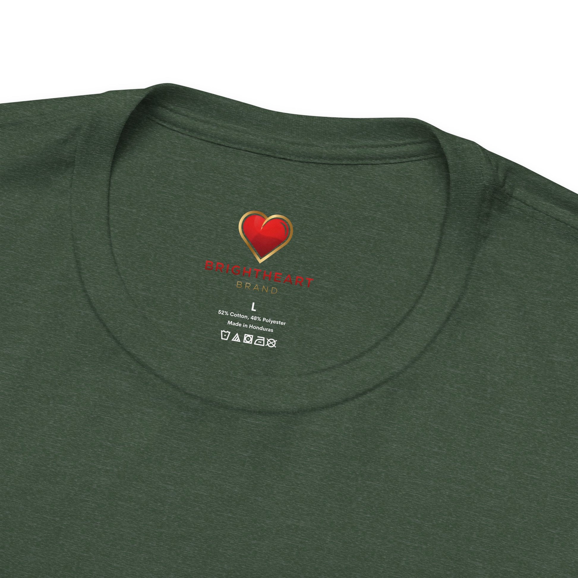 "BrightheartBrand-Heart of Prosperity" – Unisex T-Shirt, Perfect Gift for Valentine's Day, Birthdays, Casual Wear, Everyday Comfort, Unique Fashion