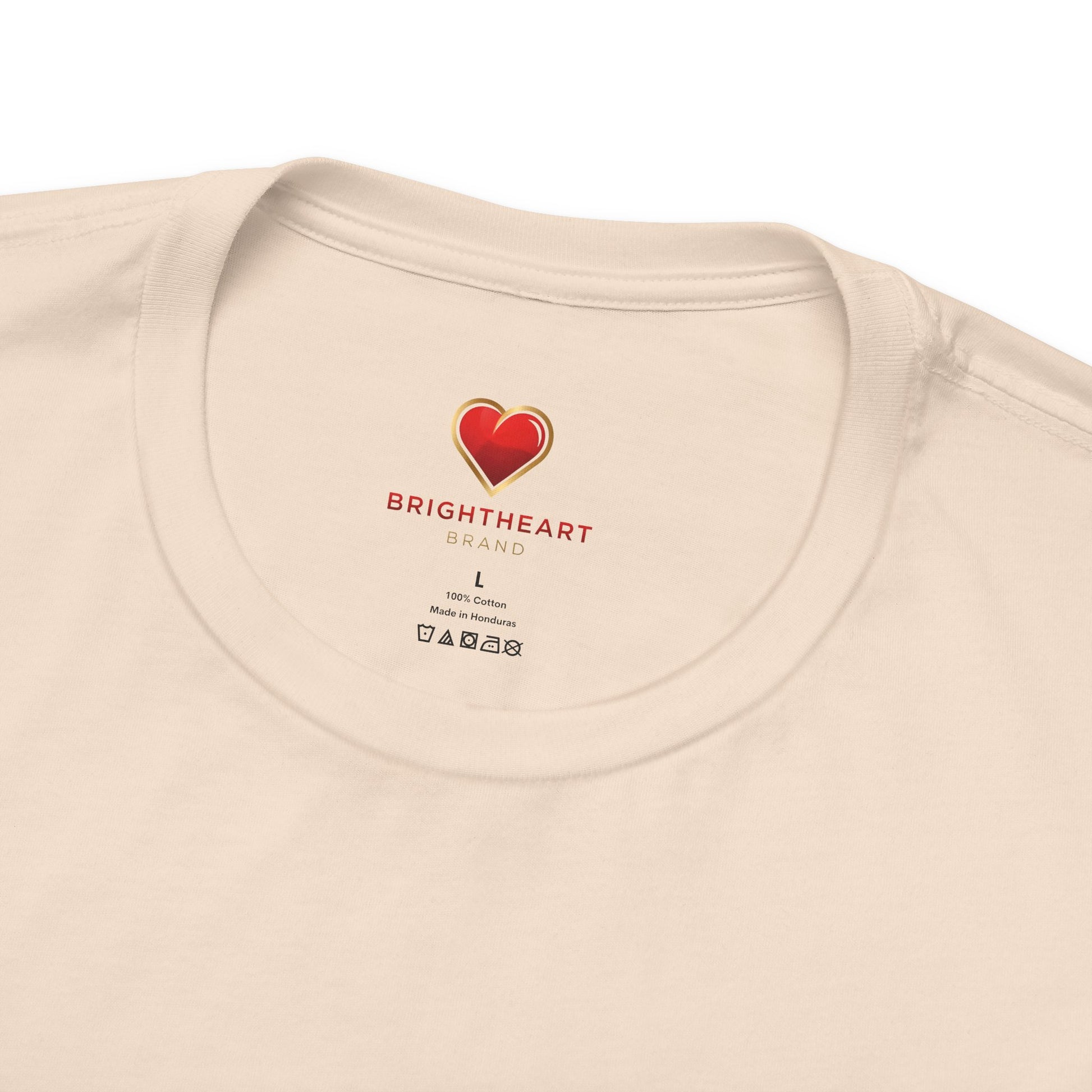 "BrightheartBrand-Heart of Prosperity" – Unisex T-Shirt, Perfect Gift for Valentine's Day, Birthdays, Casual Wear, Everyday Comfort, Unique Fashion