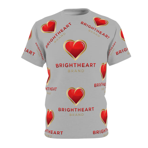 "Brightheart Brand" Print Unisex Tee, Casual Love Shirt, Gift for Him/Her, Everyday Wear, Valentine's Day, Unique Fashion Statement