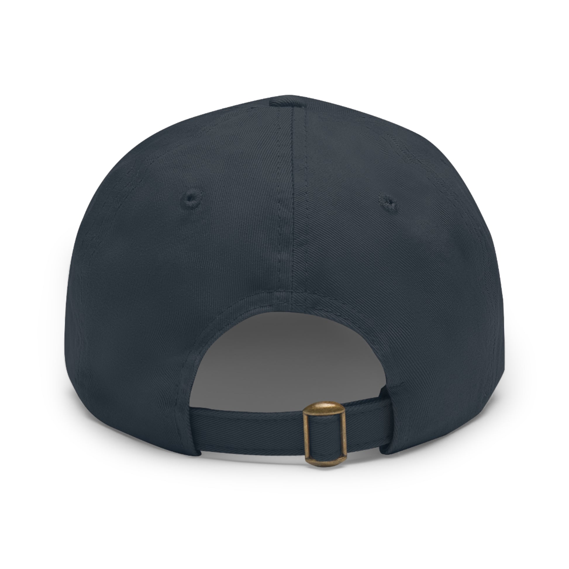 Leather Patch Dad Hat - Brightheart, Casual Cap, Best Gift for Dads, Everyday Fashion, Perfect for Summer