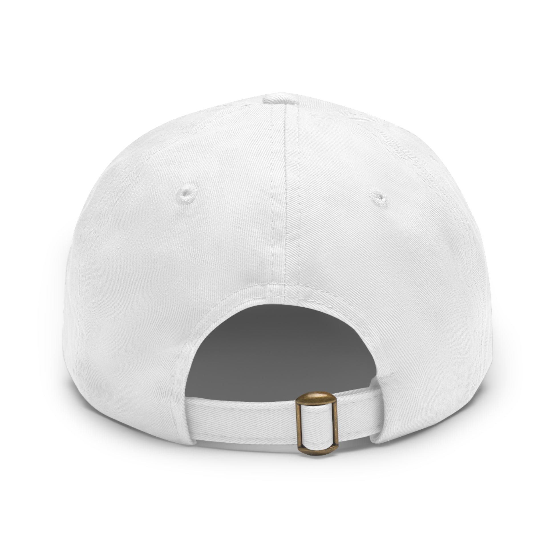 Leather Patch Dad Hat - Brightheart, Casual Cap, Best Gift for Dads, Everyday Fashion, Perfect for Summer