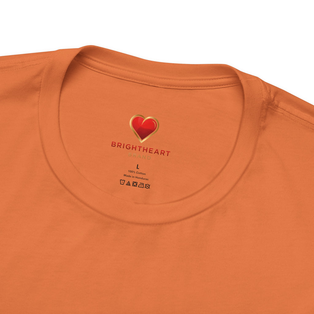 "BrightheartBrand-Heart of Prosperity" – Unisex T-Shirt, Perfect Gift for Valentine's Day, Birthdays, Casual Wear, Everyday Comfort, Unique Fashion