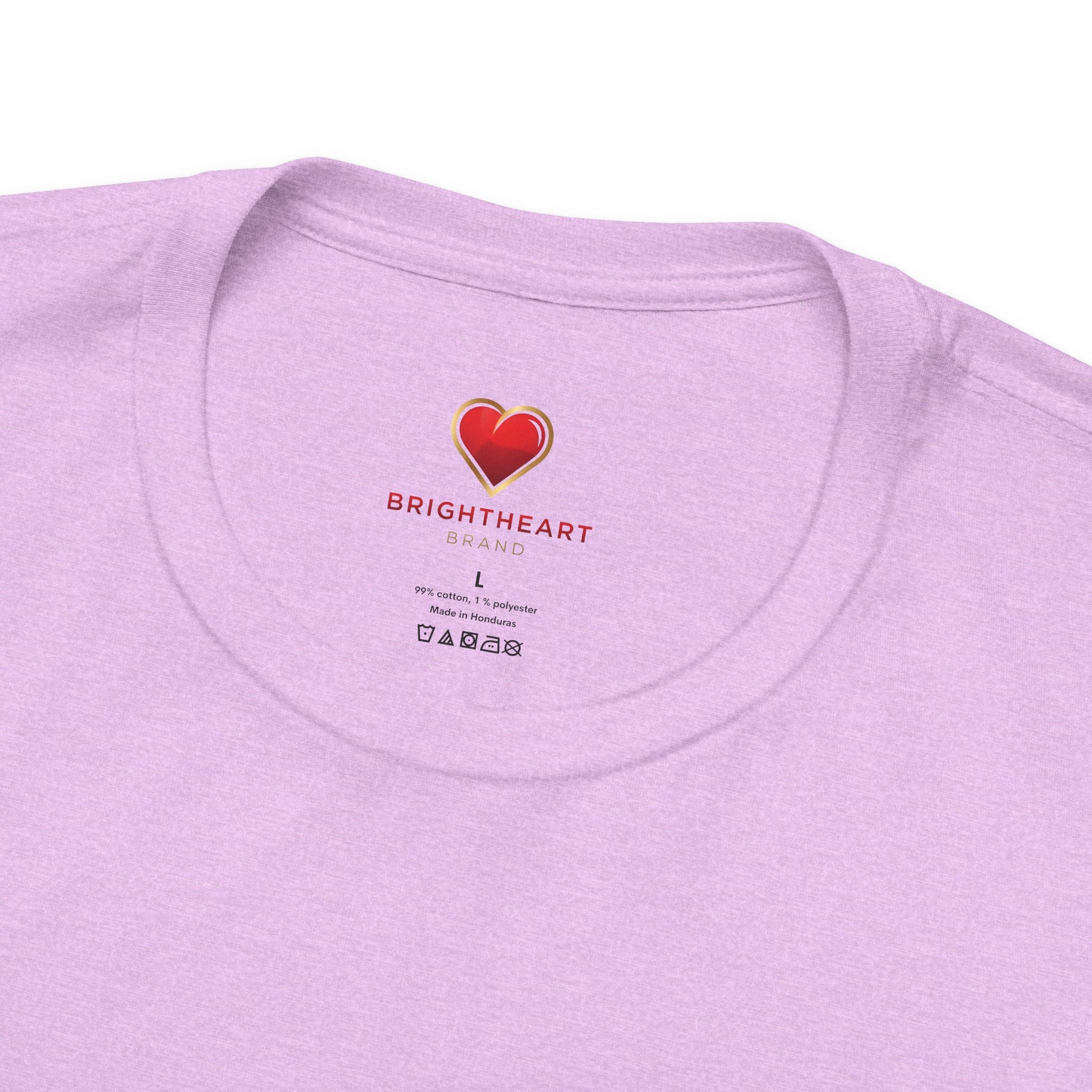 "BrightheartBrand-Heart of Prosperity" – Unisex T-Shirt, Perfect Gift for Valentine's Day, Birthdays, Casual Wear, Everyday Comfort, Unique Fashion