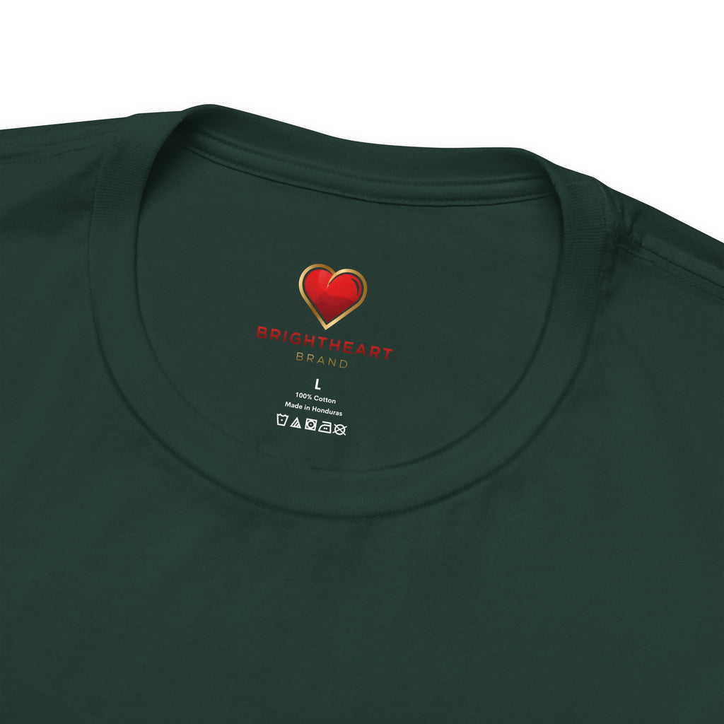 "BrightheartBrand-Heart of Prosperity" – Unisex T-Shirt, Perfect Gift for Valentine's Day, Birthdays, Casual Wear, Everyday Comfort, Unique Fashion