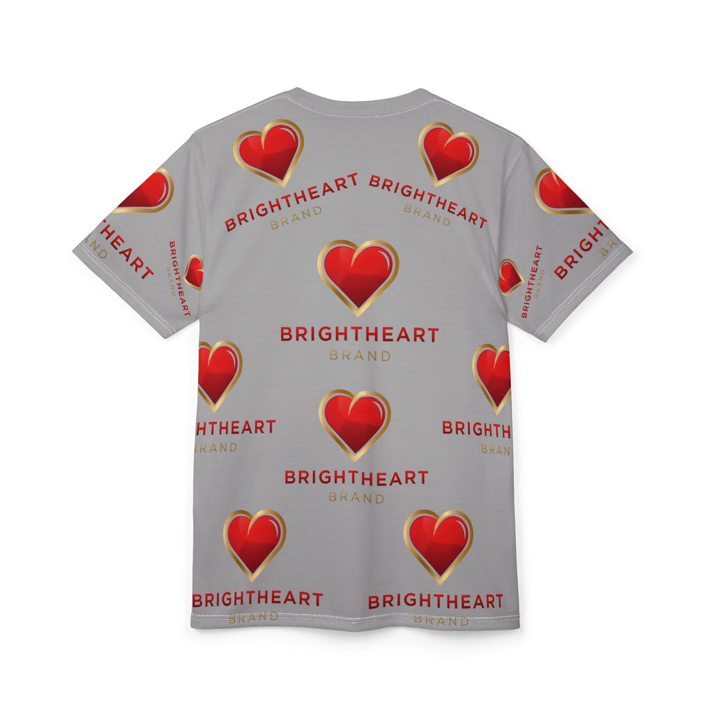 "Brightheart Brand" Print Unisex Tee, Casual Love Shirt, Gift for Him/Her, Everyday Wear, Valentine's Day, Unique Fashion Statement