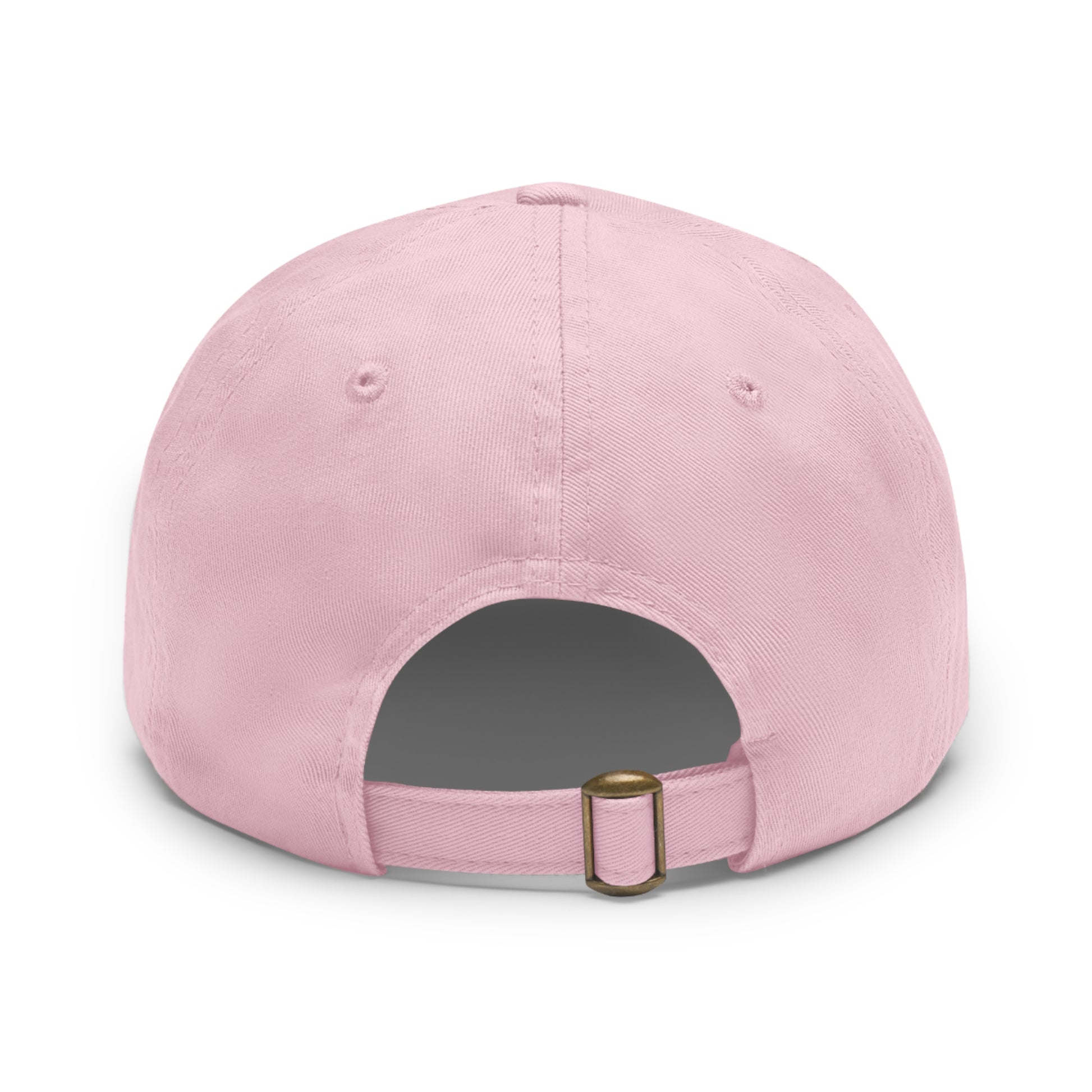 Leather Patch Dad Hat - Brightheart, Casual Cap, Best Gift for Dads, Everyday Fashion, Perfect for Summer