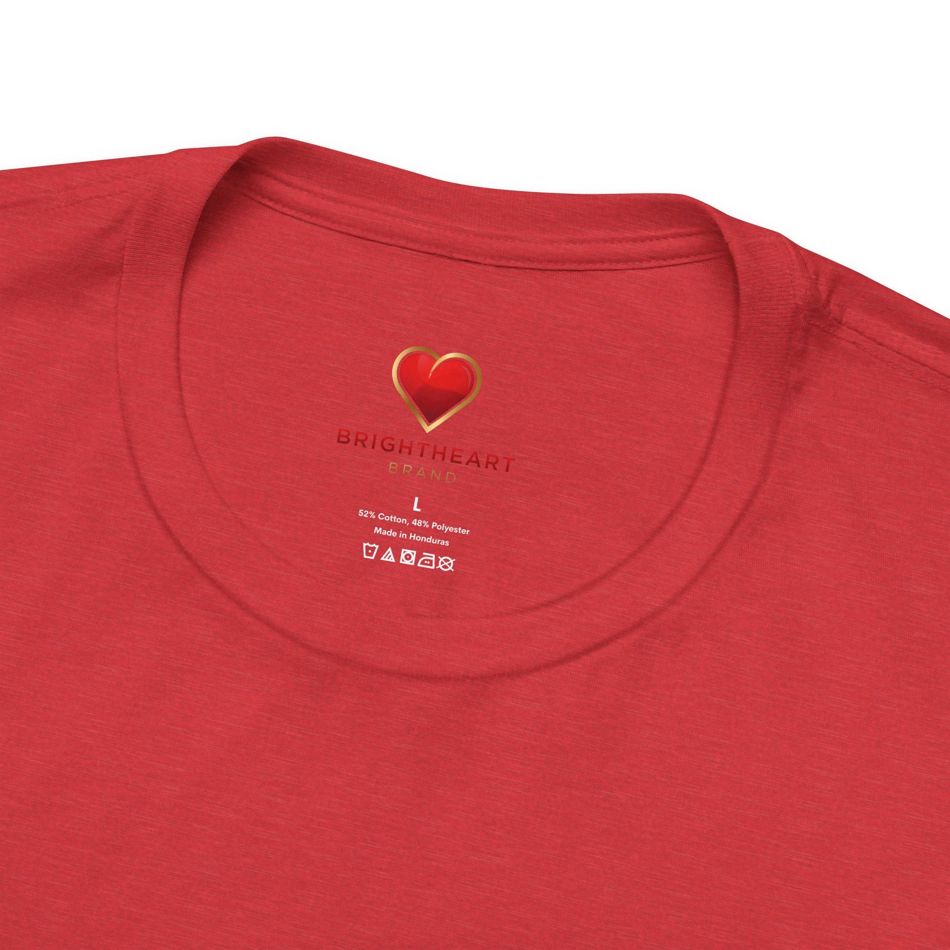 "BrightheartBrand-Heart of Prosperity" – Unisex T-Shirt, Perfect Gift for Valentine's Day, Birthdays, Casual Wear, Everyday Comfort, Unique Fashion