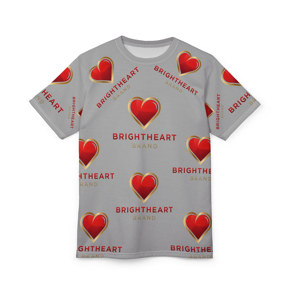 "Brightheart Brand" Print Unisex Tee, Casual Love Shirt, Gift for Him/Her, Everyday Wear, Valentine's Day, Unique Fashion Statement