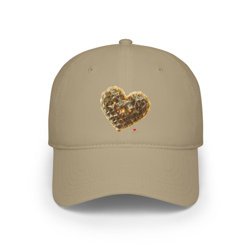 "BrightheartBrand-Heart of Prosperity"  Low Profile Baseball Cap | Cute Summer Accessory, Gift for Food Lovers, Adjustable Hat for Every Occasion, Casual [...]