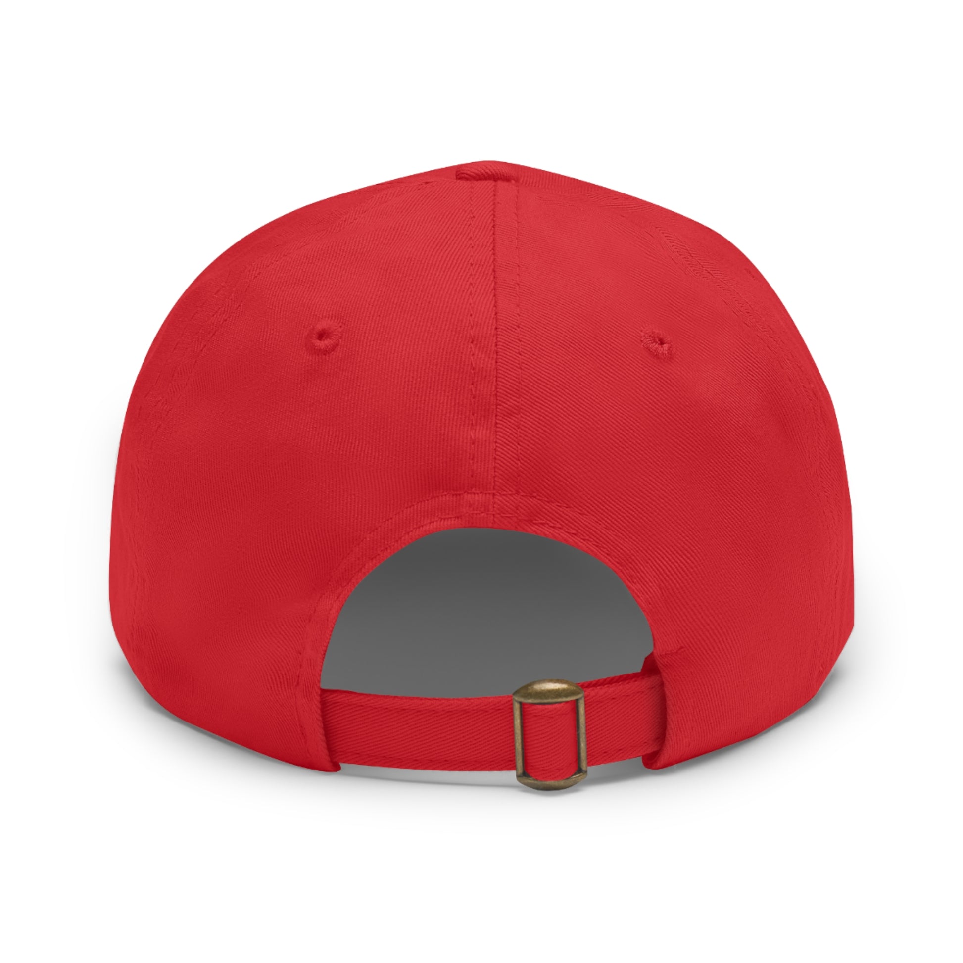 Leather Patch Dad Hat - Brightheart, Casual Cap, Best Gift for Dads, Everyday Fashion, Perfect for Summer