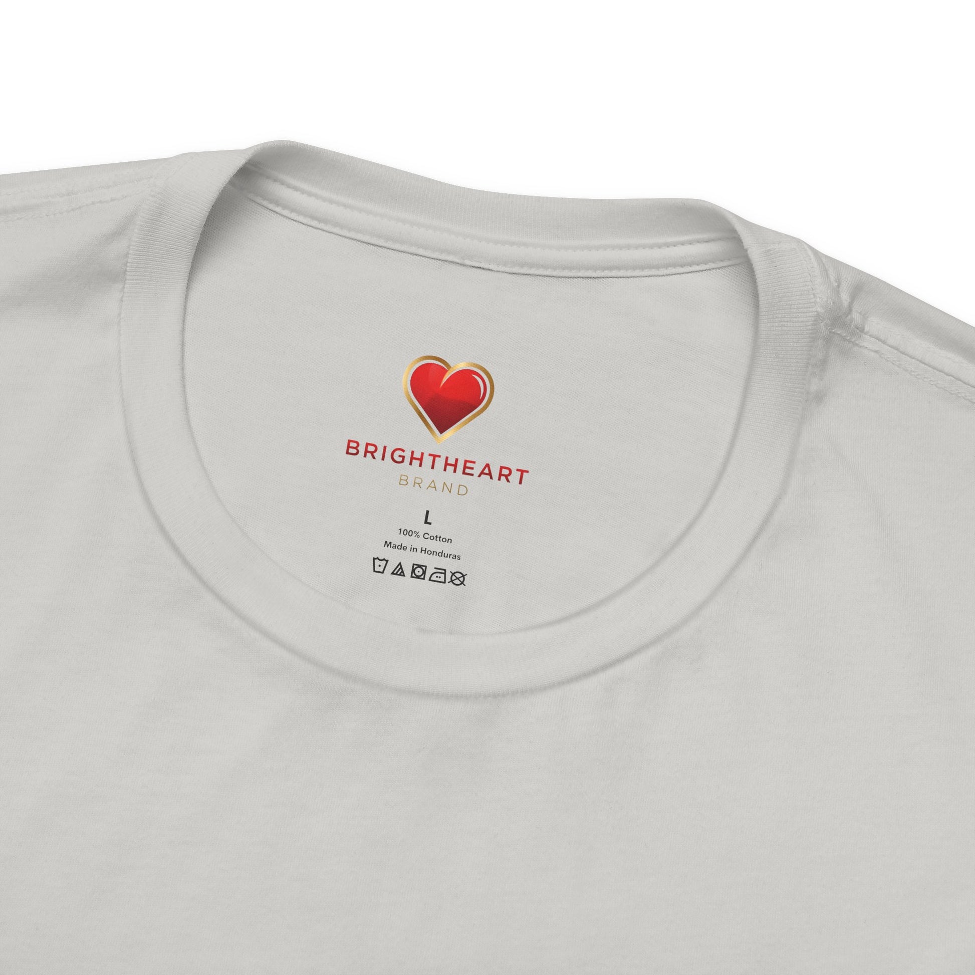 "BrightheartBrand-Heart of Prosperity" – Unisex T-Shirt, Perfect Gift for Valentine's Day, Birthdays, Casual Wear, Everyday Comfort, Unique Fashion