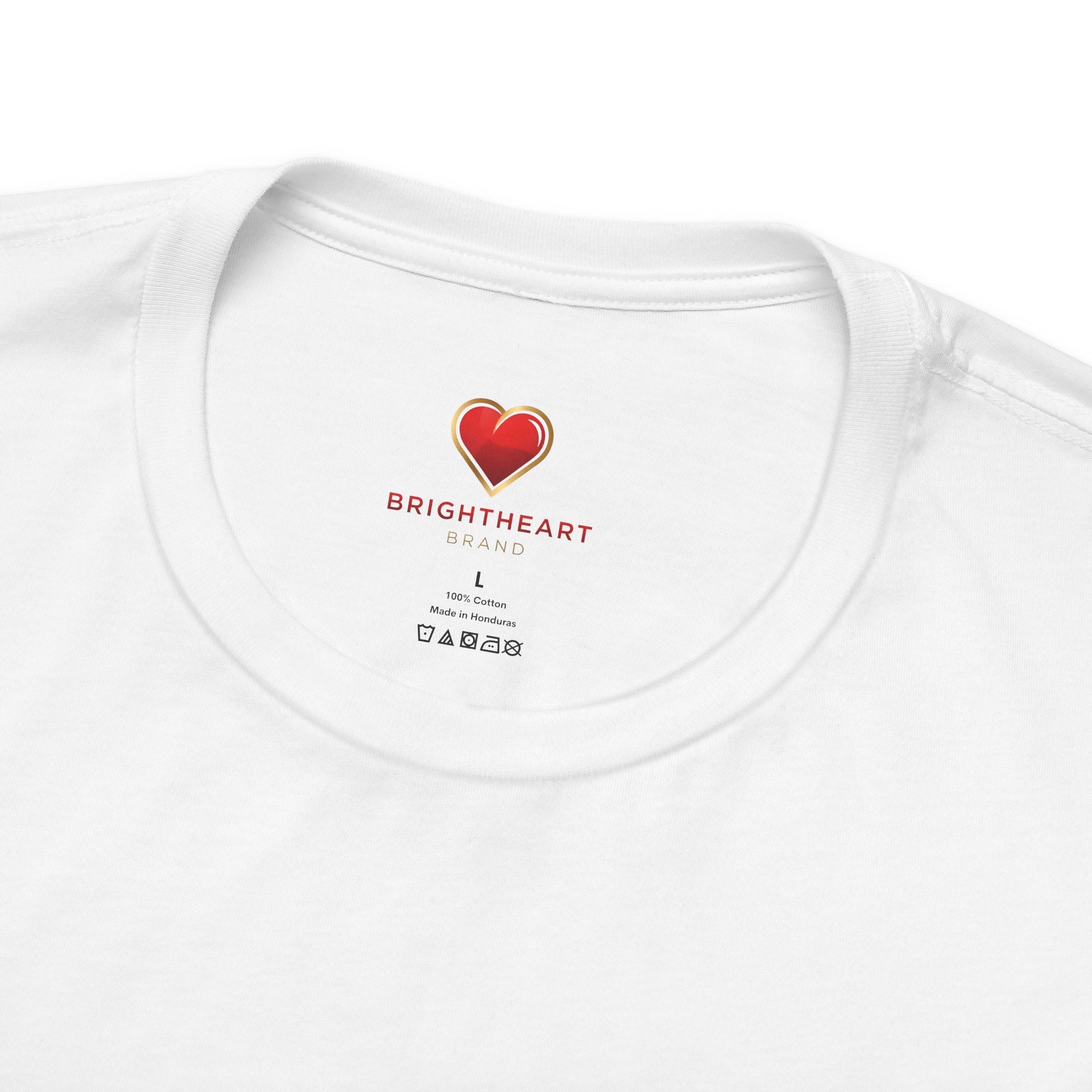 "BrightheartBrand-Heart of Prosperity" – Unisex T-Shirt, Perfect Gift for Valentine's Day, Birthdays, Casual Wear, Everyday Comfort, Unique Fashion